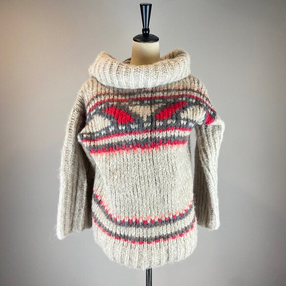 Free People Sweaters - Free People Chunky Knit Sweater Women's Size M Alpaca Blend